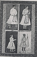 "Four Portraits: (upper left) A Raja (Perhaps Raja Sarang Rao), by Balchand; (upper right) 'Inayat Khan, by Daulat; (lower left) 'Abd al-Khaliq, probably by Balchand; (lower right) Jamal Khan Qaravul, by Murad", Folio from the Shah Jahan Album, Painting by Balachand (active 1595–ca. 1650), Ink, opaque watercolor, and gold on paper